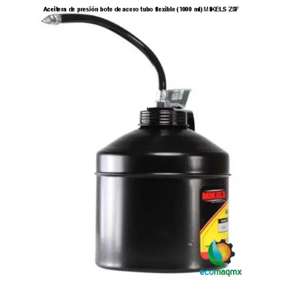Aceitera de presión bote de acero tubo flexible (1000 ml)