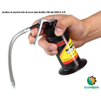 Aceitera de presión bote de acero tubo flexible (160 ml)