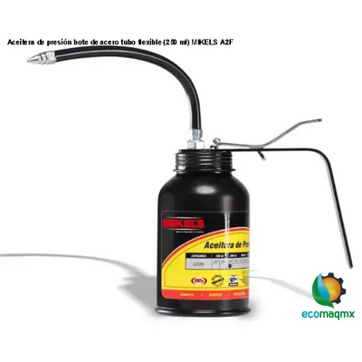 Aceitera de presión bote de acero tubo flexible (250 ml)