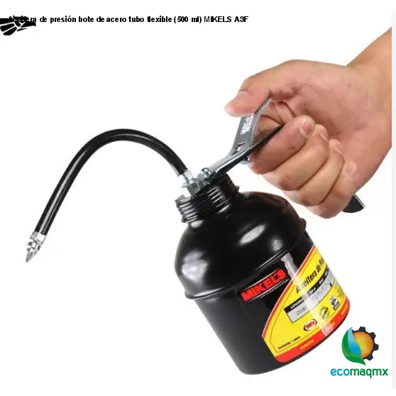 Aceitera de presión bote de acero tubo flexible (500 ml)