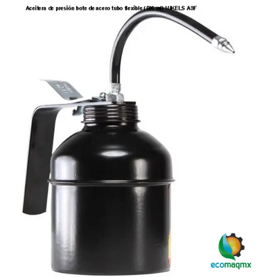 Aceitera de presión bote de acero tubo flexible (500 ml)
