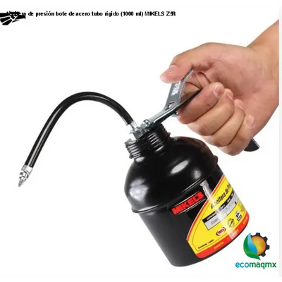 Aceitera de presión bote de acero tubo rígido (1000 ml)
