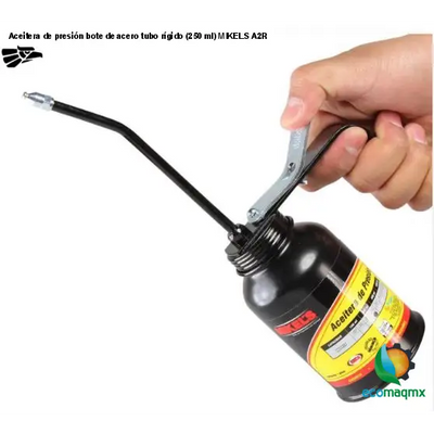 Aceitera de presión bote de acero tubo rígido (250 ml)