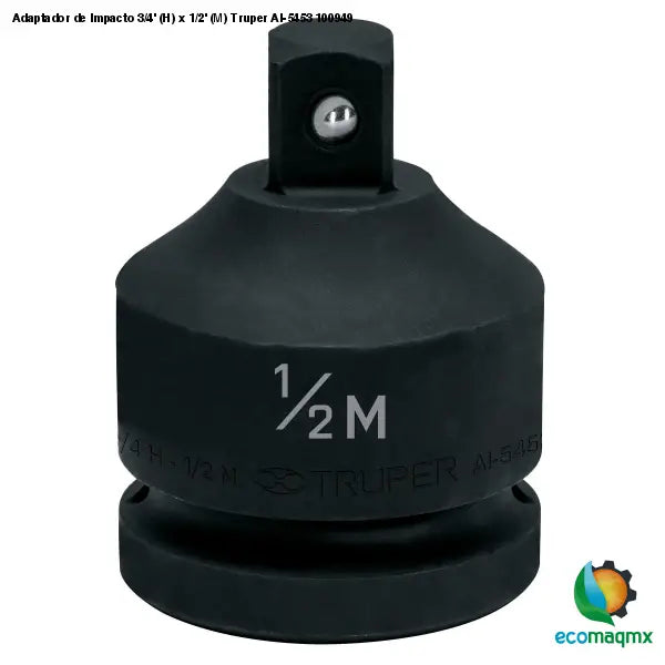 Adaptador de Impacto 3/4’ (H) x 1/2’ (M) Truper AI-5453