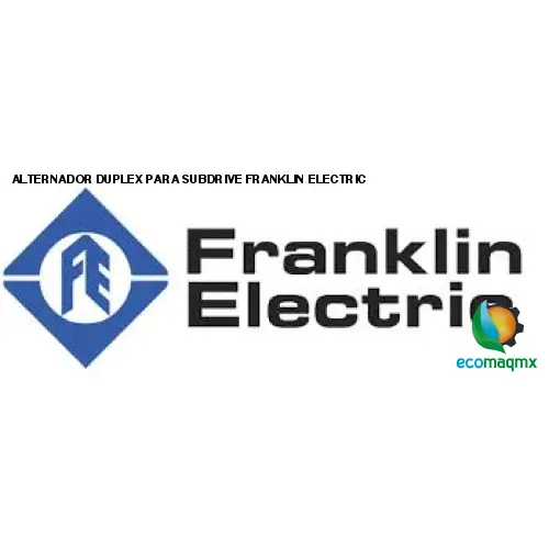 ALTERNADOR DUPLEX PARA SUBDRIVE FRANKLIN ELECTRIC