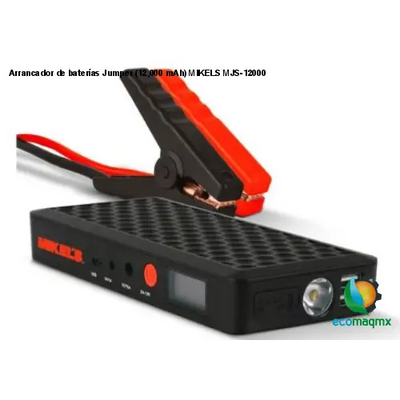 Arrancador de baterías Jumper (12,000 mAh) MIKELS MJS-12000