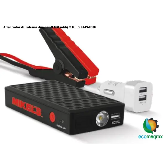 Arrancador de baterías Jumper (8,000 mAh) MIKELS MJS-8000