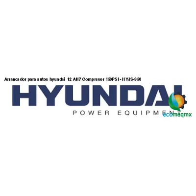 Arrancador para autos hyundai 12 AH7 Compresor 150PSI -