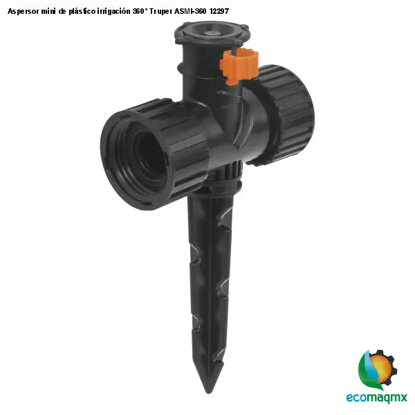 Aspersor mini de plástico irrigación 360° Truper ASMI-360