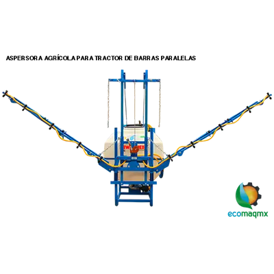 ASPERSORA AGRÍCOLA PARA TRACTOR DE BARRAS PARALELAS