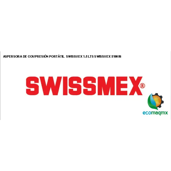 ASPERSORA DE COMPRESIÓN PORTÁTIL SWISSMEX 1.5 LTS SWISSMEX