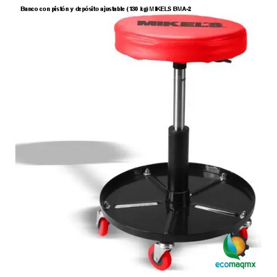 Banco con pistón y depósito ajustable (130 kg) MIKELS BMA-2