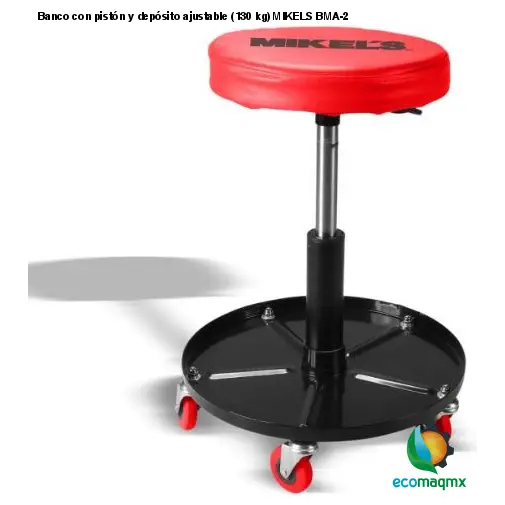 Banco con pistón y depósito ajustable (130 kg) MIKELS BMA-2