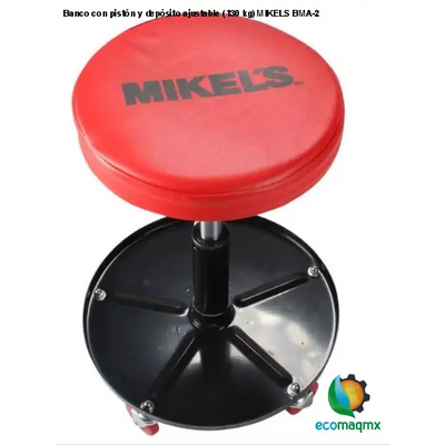 Banco con pistón y depósito ajustable (130 kg) MIKELS BMA-2