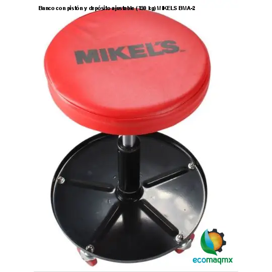 Banco con pistón y depósito ajustable (130 kg) MIKELS BMA-2