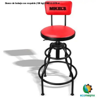 Banco de trabajo con respaldo (150 kg) MIKELS BTR-4