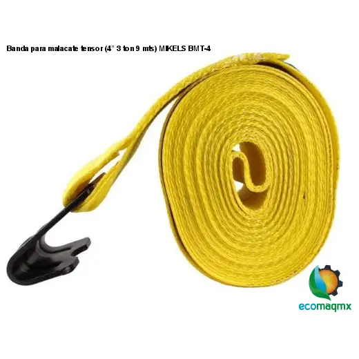 Banda para malacate tensor (4” 3 ton 9 mts) MIKELS BMT-4