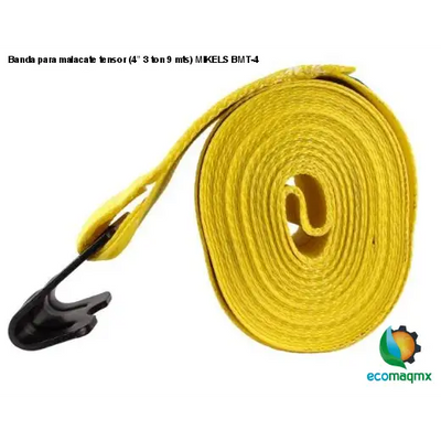 Banda para malacate tensor (4” 3 ton 9 mts) MIKELS BMT-4