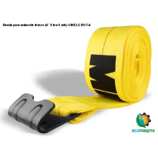 Banda para malacate tensor (4” 3 ton 9 mts) MIKELS BMT-4