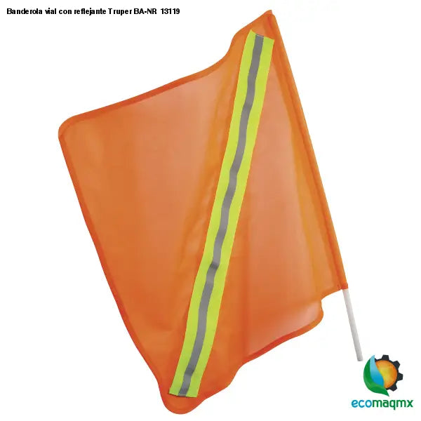 Banderola vial con reflejante Truper BA-NR 13119