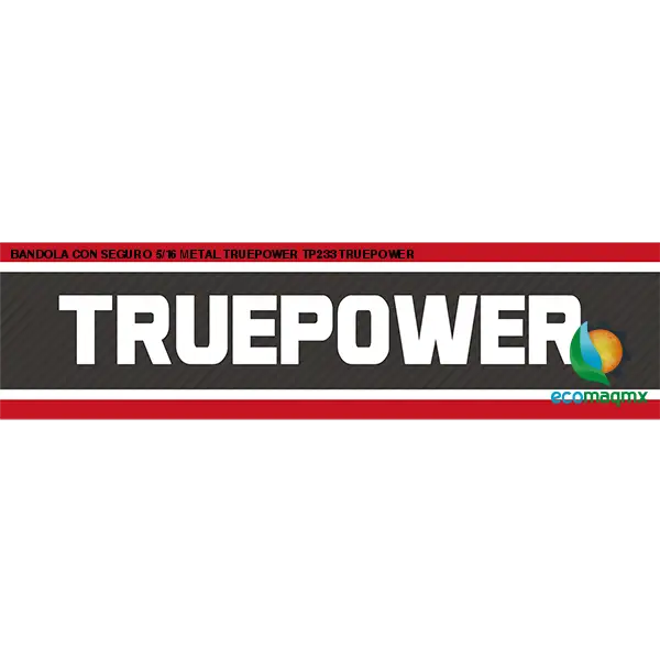 BANDOLA CON SEGURO 5/16 METAL TRUEPOWER TP233 TRUEPOWER