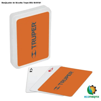 Baraja poker de 54 cartas Truper BRJ-54 60141