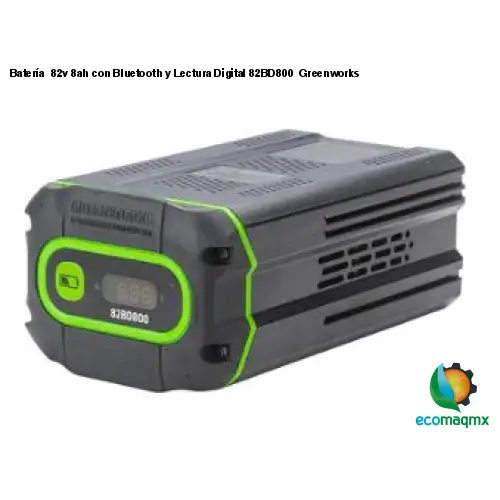 Batería  82v 8ah con Bluetooth y Lectura Digital 82BD800  Greenworks