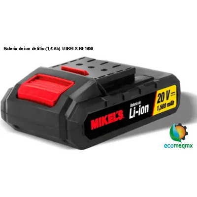 Bateria de ion de litio (1,5 Ah) MIKELS BI-1500