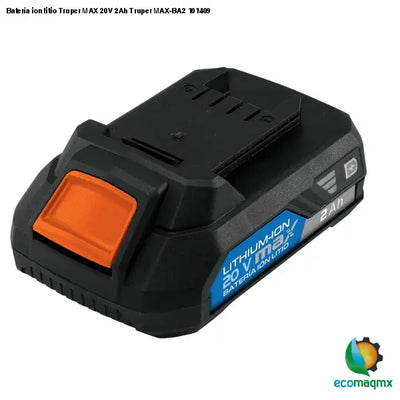 Batería ion litio Truper MAX 20V 2Ah Truper MAX-BA2 101409