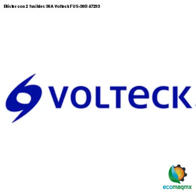 Blíster con 2 fusibles 30A Volteck FUS-30B 47293