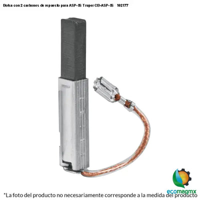 Bolsa con 2 carbones de repuesto para ASP-5S Truper