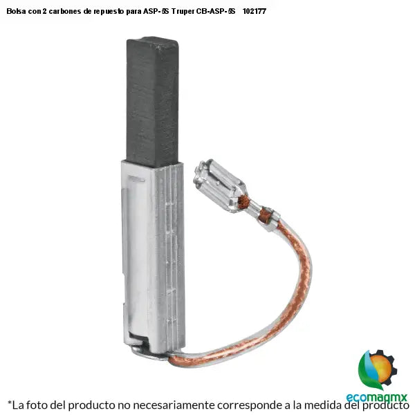 Bolsa con 2 carbones de repuesto para ASP-5S Truper