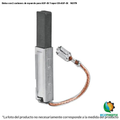 Bolsa con 2 carbones de repuesto para ASP-5X Truper