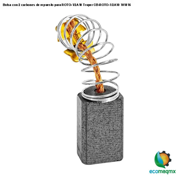 Bolsa con 2 carbones de repuesto para ROTO-1/2A10 Truper