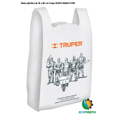 Bolsa plástica de 36 x 60 cm Truper BOPO-36X60 61130