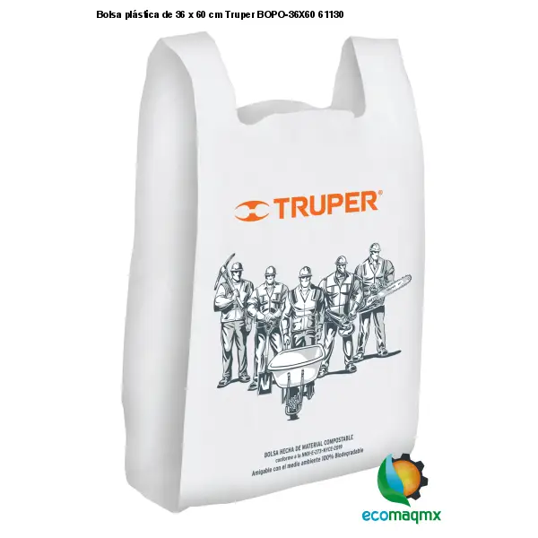 Bolsa plástica de 36 x 60 cm Truper BOPO-36X60 61130