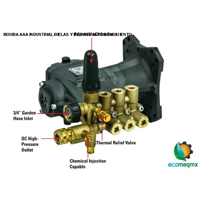 BOMBA AAA INDUSTRIAL BIELAS Y BY-PASS ALTO RENDIMIENTO