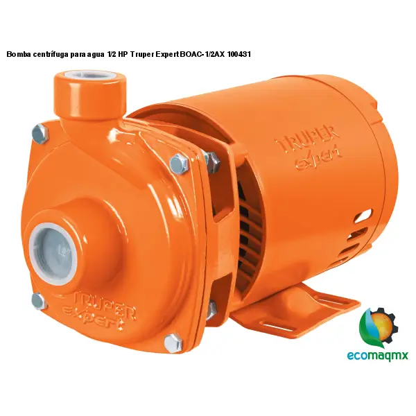 Bomba centrífuga para agua 1/2 HP Truper Expert BOAC-1/2AX