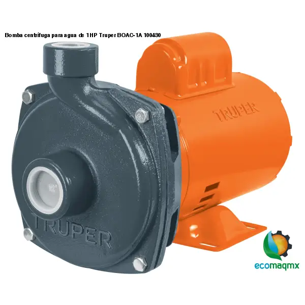 Bomba centrífuga para agua de 1 HP Truper BOAC-1A 100430