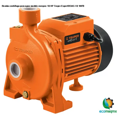 Bomba centrífuga para agua modelo europeo 1/2 HP Truper