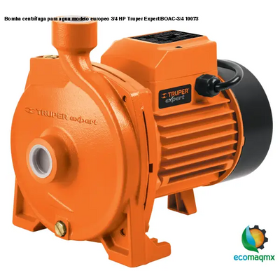 Bomba centrífuga para agua modelo europeo 3/4 HP Truper