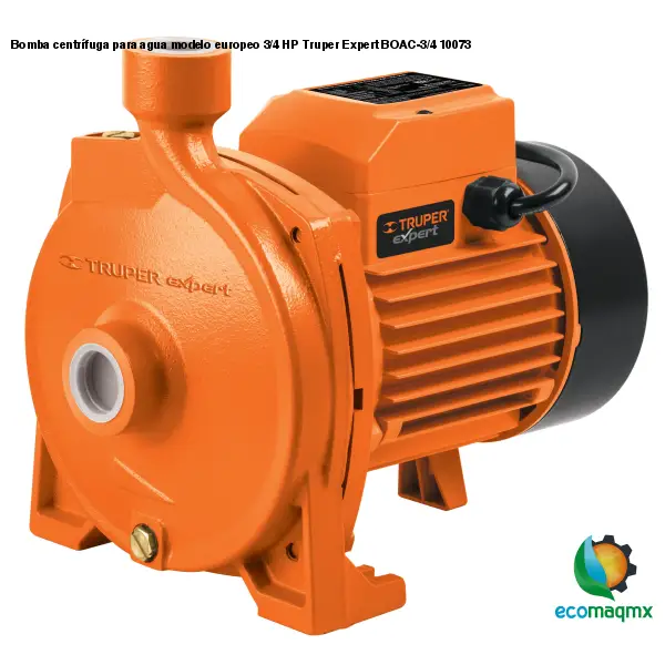 Bomba centrífuga para agua modelo europeo 3/4 HP Truper