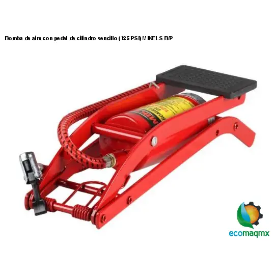 Bomba de aire con pedal de cilindro sencillo (125 PSI)