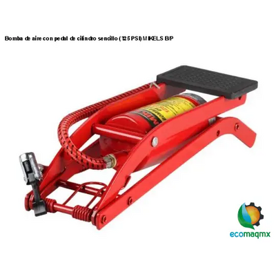 Bomba de aire con pedal de cilindro sencillo (125 PSI)
