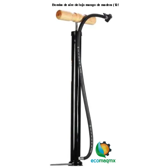 Bomba de aire de lujo mango de madera (125 PSI) MIKELS B/N