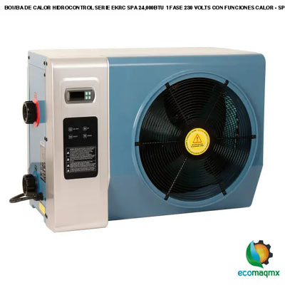 BOMBA DE CALOR HIDROCONTROL SERIE EKRC SPA 24,000BTU 1 FASE