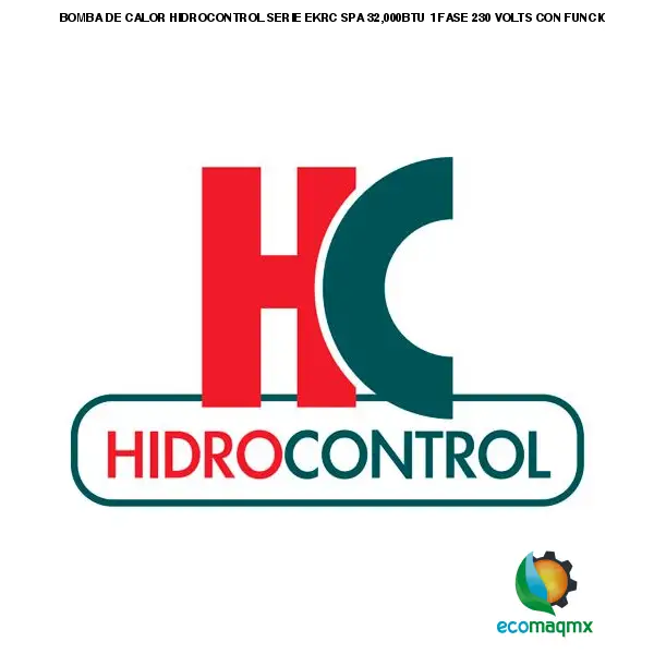 BOMBA DE CALOR HIDROCONTROL SERIE EKRC SPA 32,000BTU 1 FASE