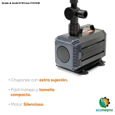 Bomba de fuente 85 W Evans FONT85W