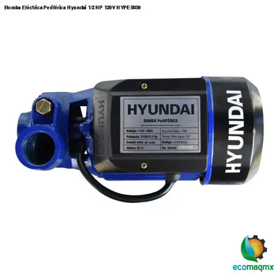 Bomba Eléctrica Periférica Hyundai 1/2 HP 120V HYPE5030