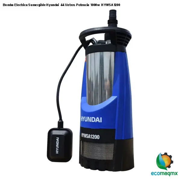 Bomba Electrica Sumergible Hyundai 44 Metros Potencia 1000w